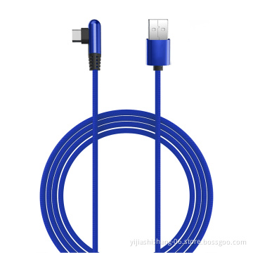 Best Selling USB C Elbow 90 Degree QC4.0 Type C USB Charge Cord Data Cable For Samsung